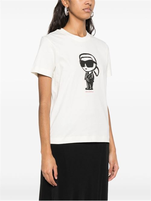 T-shirt donna maniche corte Karl Lagerfeld | A1W17126B09